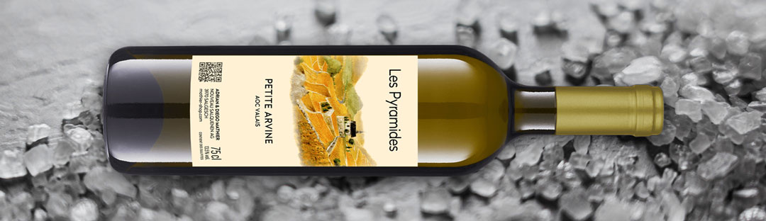 PETITE ARVINE LES PYRAMIDES - MEILLEUR VIN BLANC MONOCÉPAGE DE SUISSE